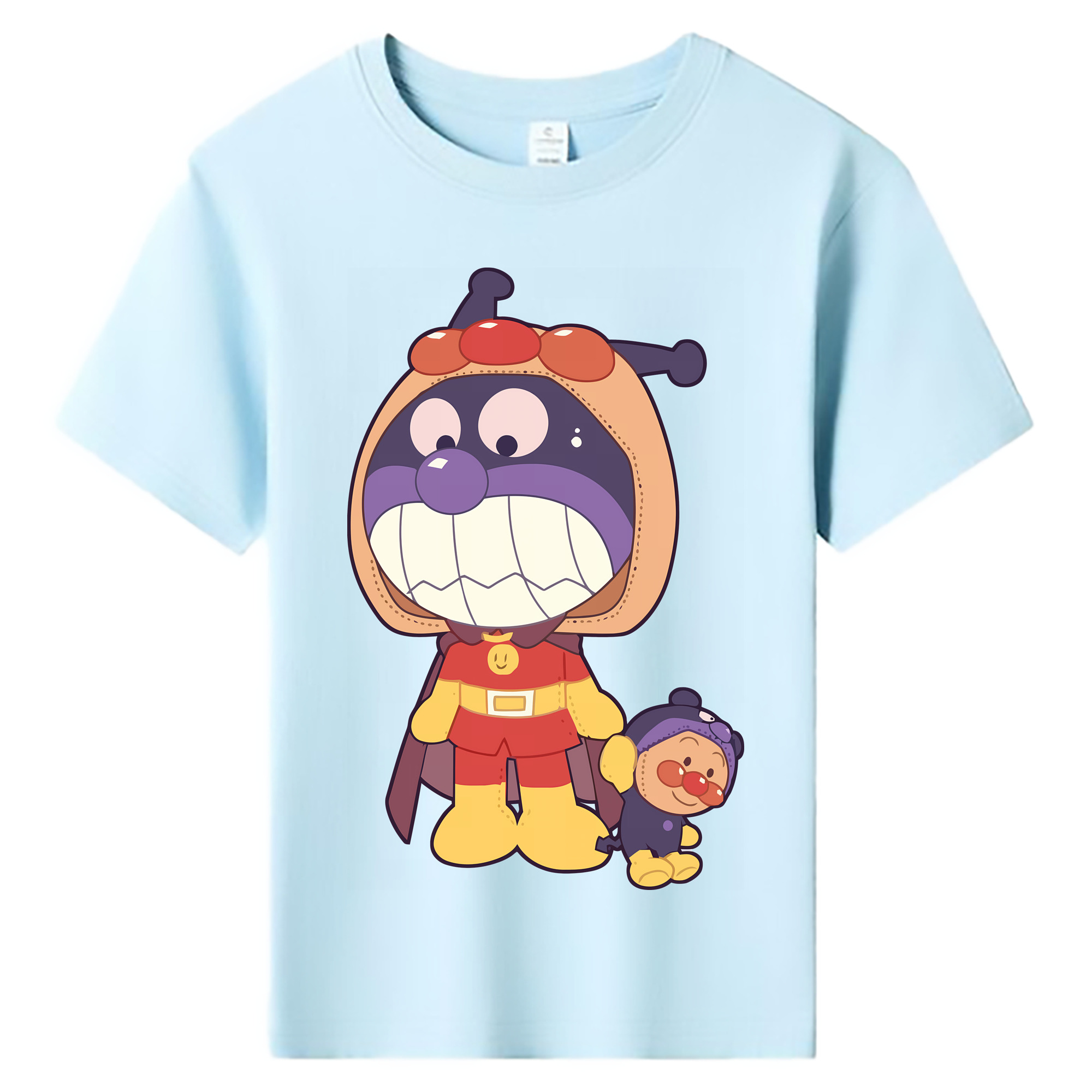 （画像用） アンパンマン Anpanman 綿100％キッズTシャツ（フロントプリント）